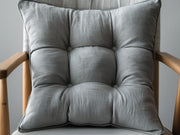 Coprisedia imbottito in cotone tinta unita – Modello Morbidone 42x42 cm | Linea Zalea - BUBULLINA