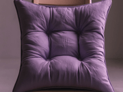 Coprisedia imbottito in cotone tinta unita – Modello Morbidone 42x42 cm | Linea Zalea - BUBULLINA