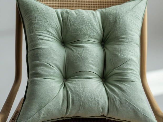 Coprisedia imbottito in cotone tinta unita – Modello Morbidone 42x42 cm | Linea Zalea - BUBULLINA