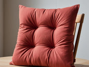 Coprisedia imbottito in cotone tinta unita – Modello Morbidone 42x42 cm | Linea Zalea - BUBULLINA