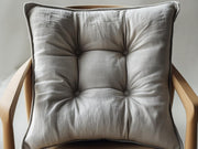 Coprisedia imbottito in cotone tinta unita – Modello Morbidone 42x42 cm | Linea Zalea - BUBULLINA