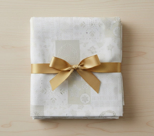 Tovaglia Natalizia "Parigi" in Cotone con Lurex | Varie Misure | Personalizzabile - BUBULLINA