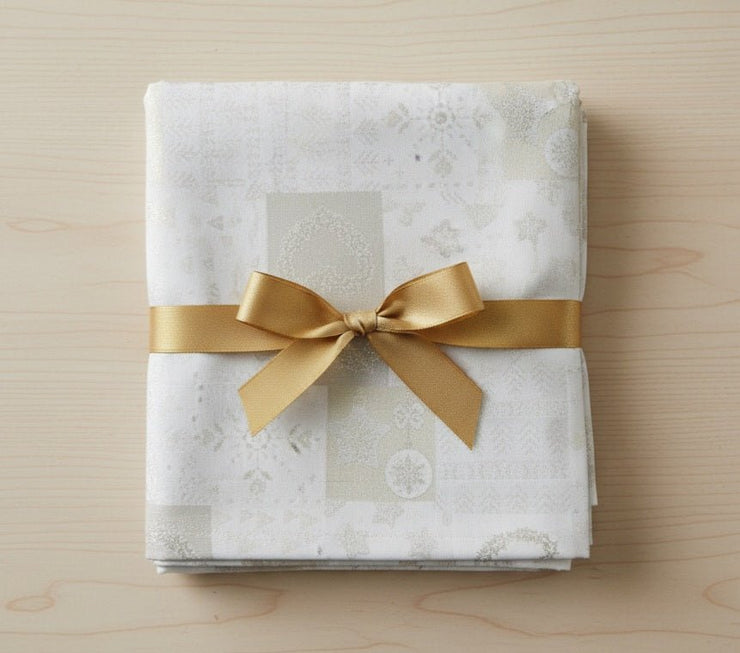 Tovaglia Natalizia "Parigi" in Cotone con Lurex | Varie Misure | Personalizzabile - BUBULLINA